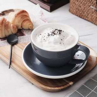 ins 创意陶瓷韩版 甜品杯牛奶燕麦杯下午茶拉花杯家用咖啡杯可定