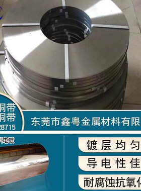 供应t2紫铜带0.1 0.2 0.3 0.B4 0.5mmt2紫铜皮紫铜片镀锡镀镍