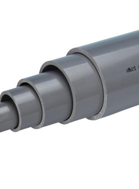 供应工程灰色农田灌溉排管 给水管pvc-U10M0通讯排管 路灯穿线排