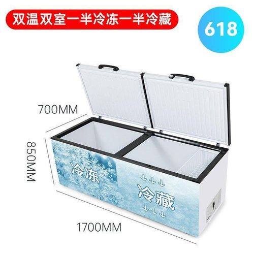 110v速冻卧式冷柜大冰柜冷藏B冰柜商用大容量小冰柜冷冻柜深冰柜