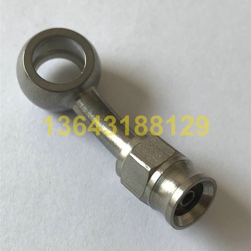 AN3不锈钢接头0度 28度  45度 D90度刹车油管通用快速接头鱼眼接