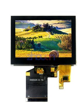3.5寸液晶屏6h40*480RGB接口54频 IPS屏工业工控屏 高亮高清数码