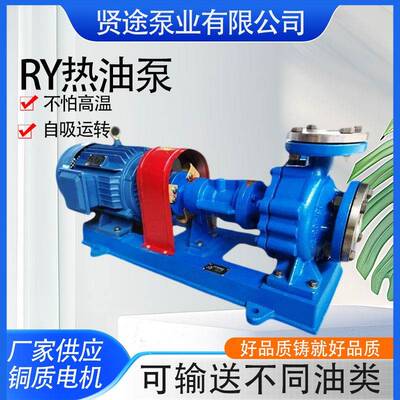 热油循环泵离心泵BRY离心式热油泵RY导热油泵润滑机油输送泵