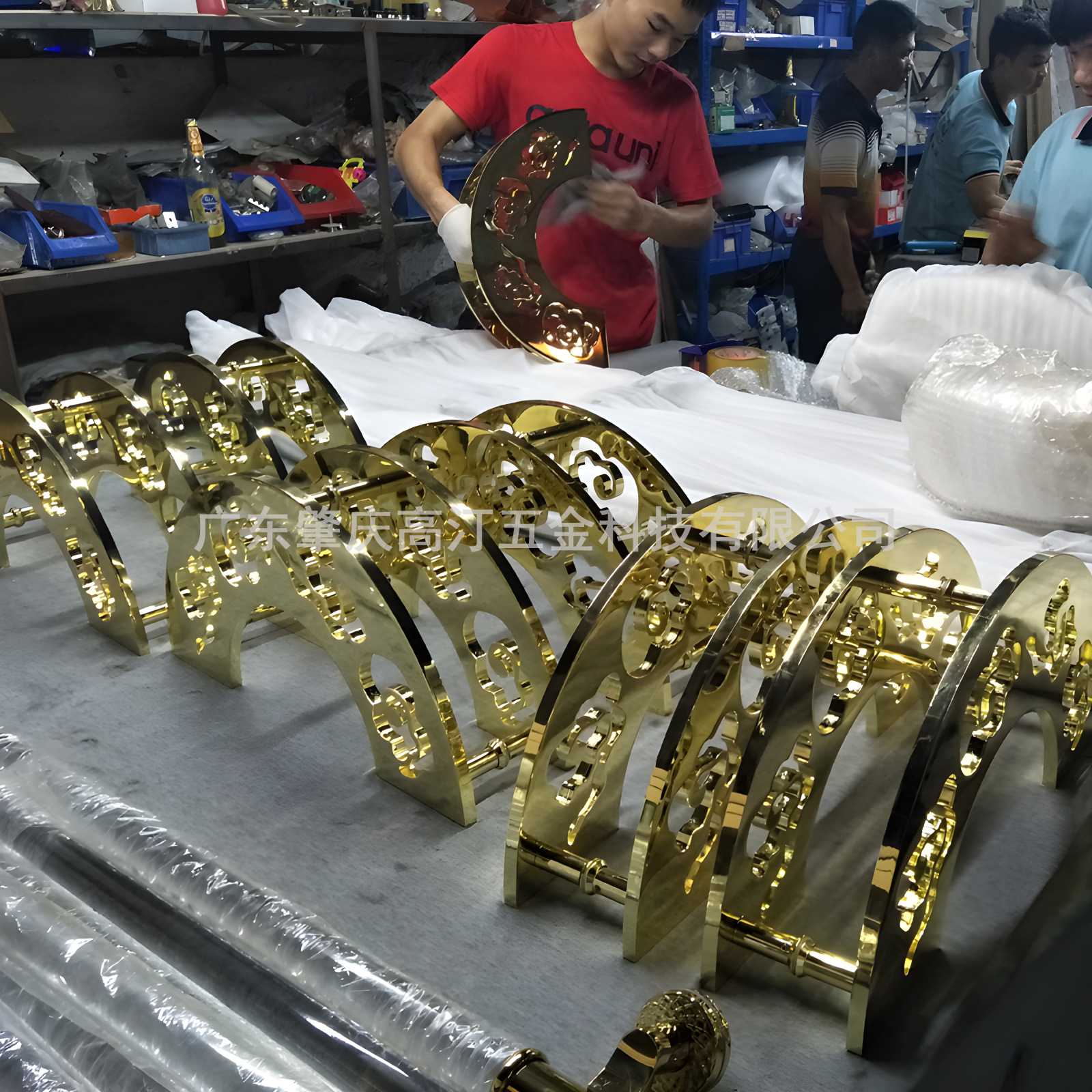 定制不锈钢大门拉手半圆新中式玻璃门拉手别墅酒店小区入户门把手