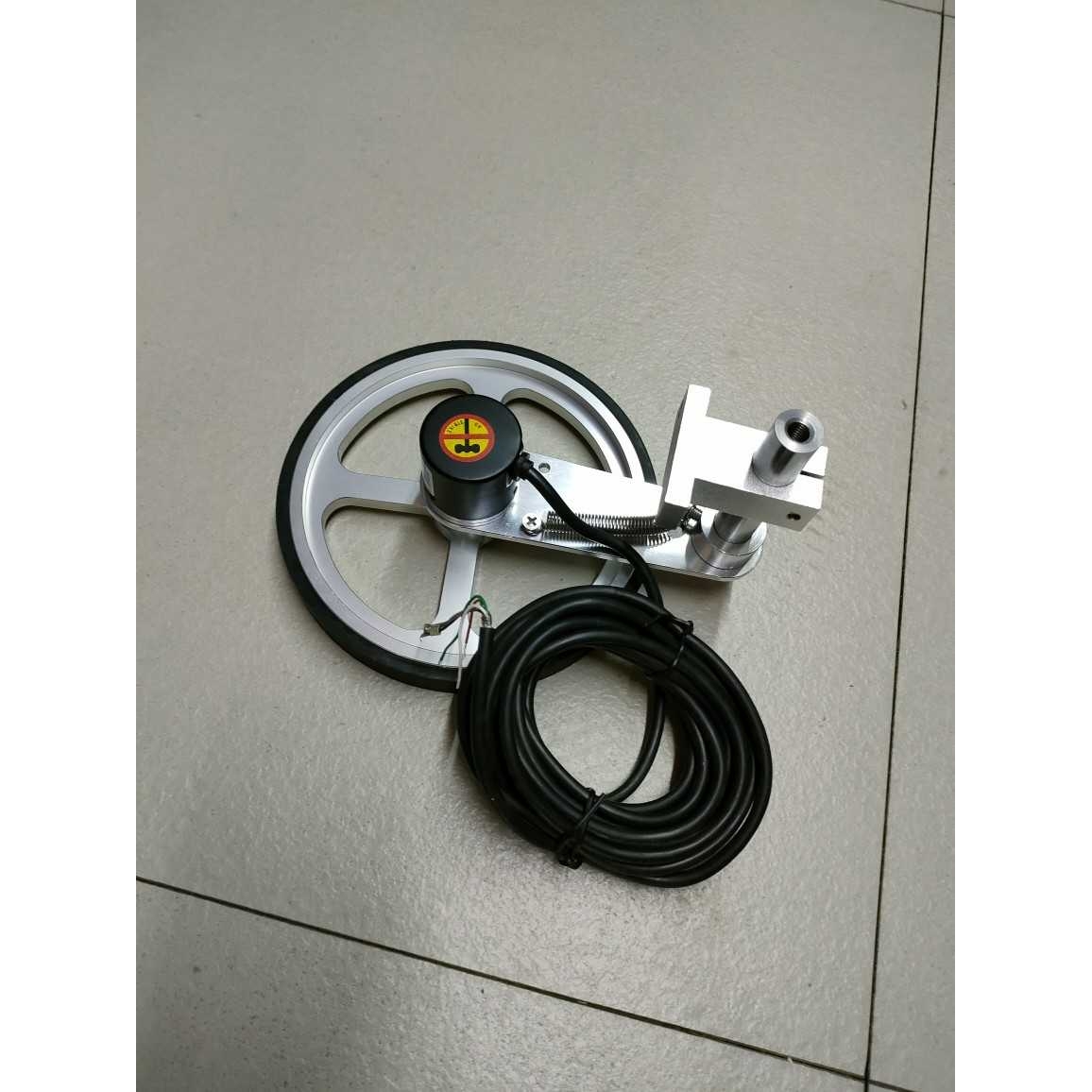 j8500M套计米轮周长弹簧M滚轮式铝合金带可调节支架编码器包胶g3