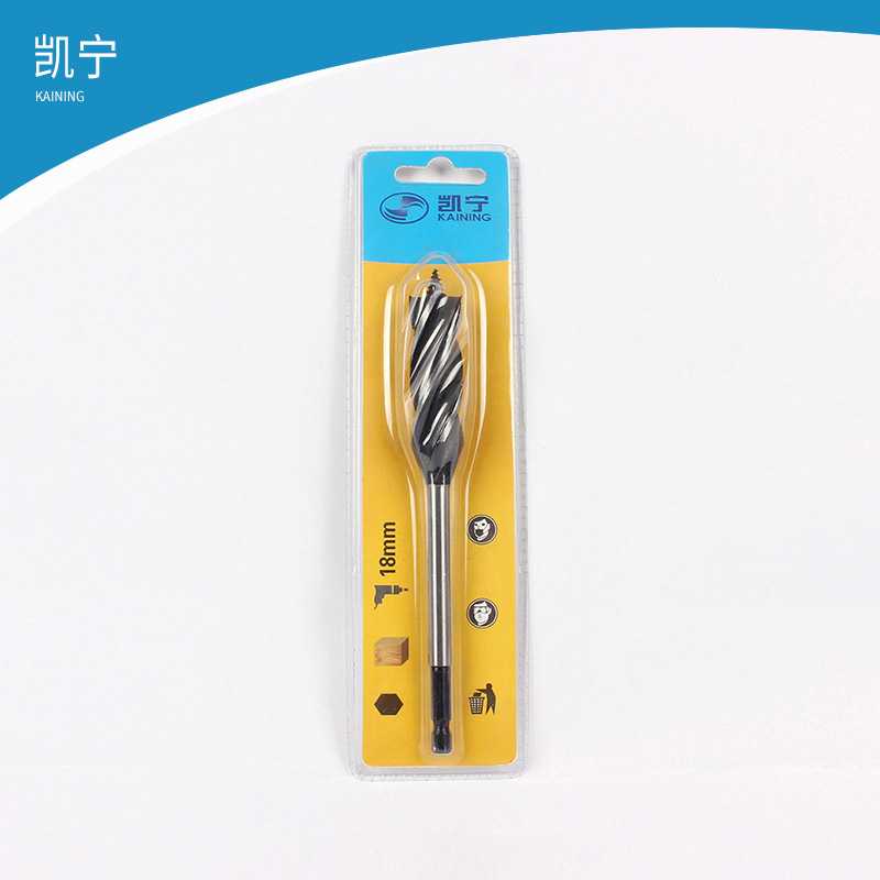 凯宁供应  四刃木工支罗钻 六角柄四槽钻  开孔器扩孔钻