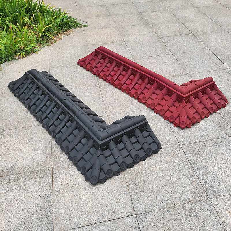 37墙中号塑料双面一体新中式围墙装饰古建院墙仿古瓦片复古树脂瓦,基础建材,屋顶装饰瓦,淘宝优惠券,粉丝福利购,淘宝优惠卷