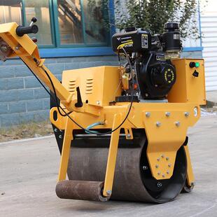 头厂家600源扶轮压路机道路体育场地沟槽回填压实小型手压单737路