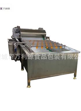 全自动气泡浪喷淋蔬菜清机洗冲YRP果蔬气泡清洗机  莲藕清洗流水