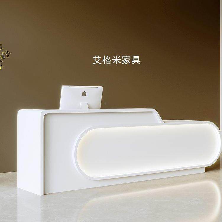 简约医美收银美发女装台服装店公专司台桌美容前院CKP用吧台现代