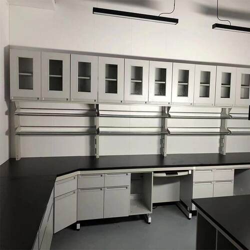 实验室实验物工作台化学实理验桌操作台ADN089钢木边台全钢中央化