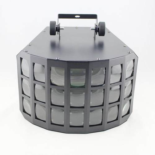 新LED三款镭射七彩旋YG-SF32转蝴蝶灯KTV层婚庆舞台效图果闪光案