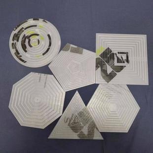 几何压线工具尺 画 正方形 圆形 三角形 五边形 六边形 八边形