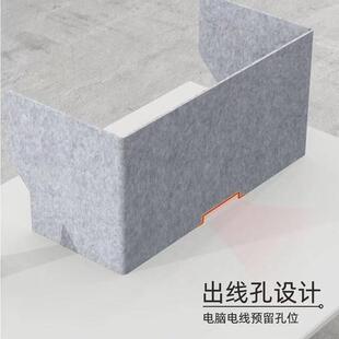 工位挡板办公桌面遮光遮阳隔离板学生考试课桌隔断隔音屏风防飞沫