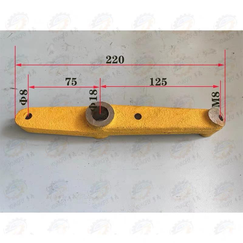 上海机床外圆磨床M1350 MQ1350A/B磨床操纵箱换向杠杆 手柄杆