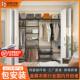 金属衣柜带门开 放衣帽间 开 放式 自由组合步入衣柜卧室定制走入式