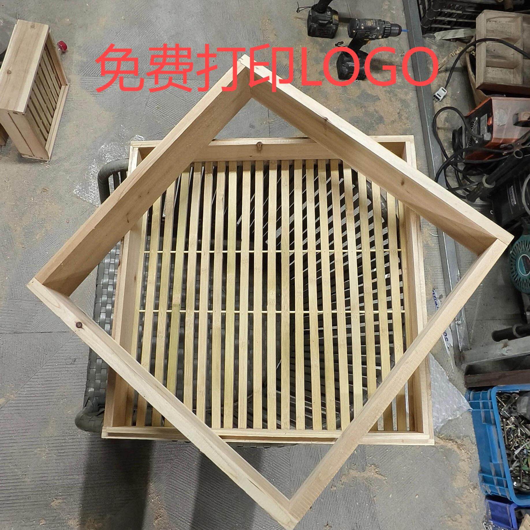 商用长方形蒸笼松木小笼包木蒸笼竹木制正方形木笼屉商用60-120cm