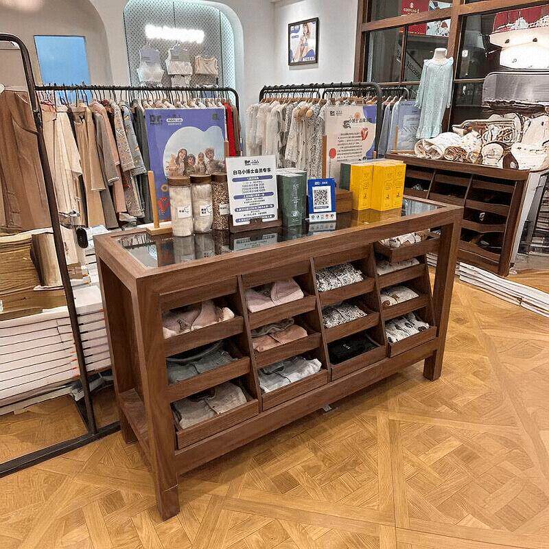 服装店中岛桌网红展示台收纳柜烤漆装饰柜摆件展台陈列展示桌定制