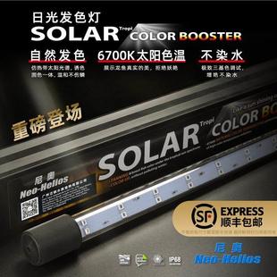 尼奥鱼缸灯电龙增艳专用发色金鱼防水增色吉罗日光灯潜水红龙LED