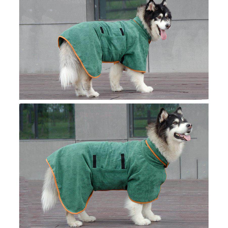 大狗浴巾吸水大型犬中小型犬浴袍阿拉斯加金毛萨摩哈士奇宠物用品