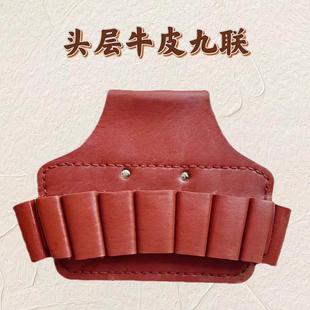 牛皮电工腰包多功能维修挂包钳子套五金钳工可携式大号电工工具包