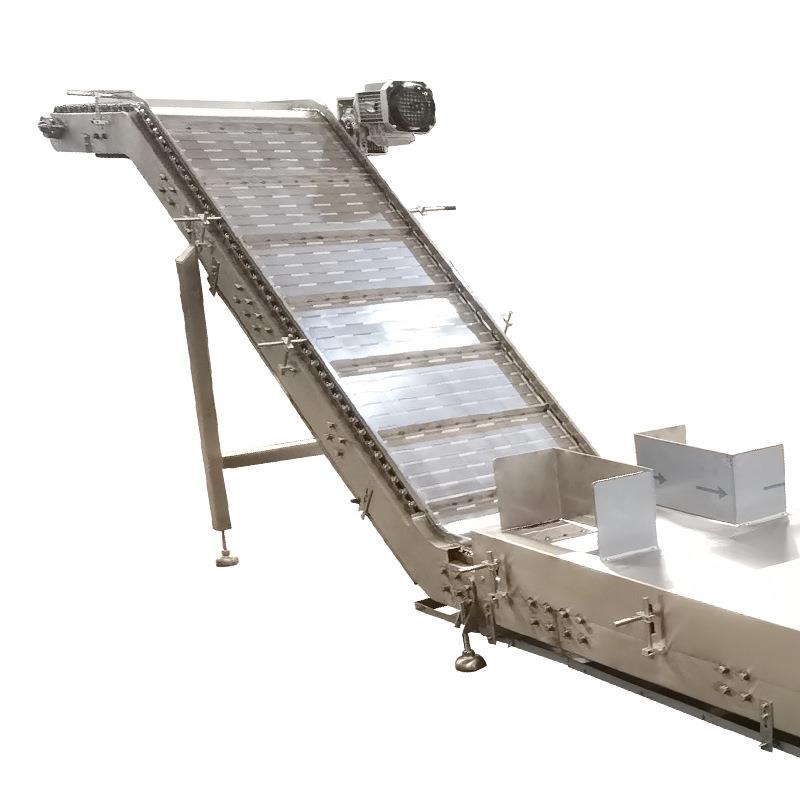 粮食输链板提升机果降蔬加废工DBP流水线送料提升移动升式爬坡上