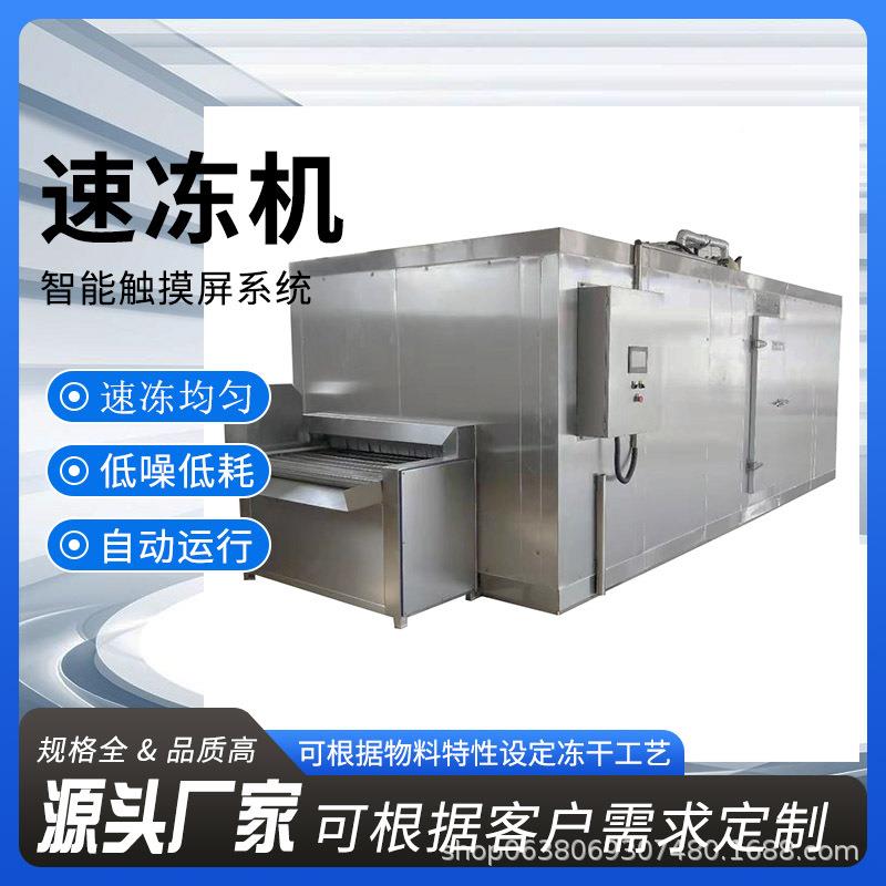 肉全大自动隧道式速冻设备面速442冻机包子饺型子全自动隧道式急