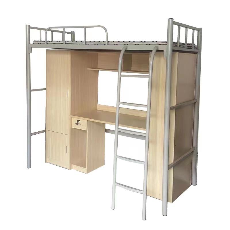 上床下桌书架组寓床学生体公铁床合床宿舍高架床员GYC-1123工单人