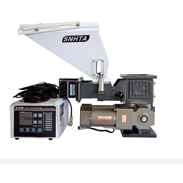 色母单混合拌式SCM-30-1料机 计量色母混合机 母双色螺杆式色机