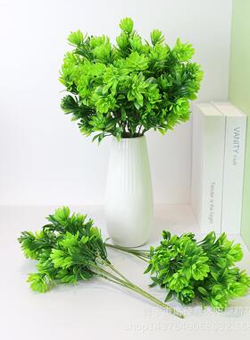塑料仿真花水草绿植水族造景装饰植物墙配材卷柏蕨类室外假花造景