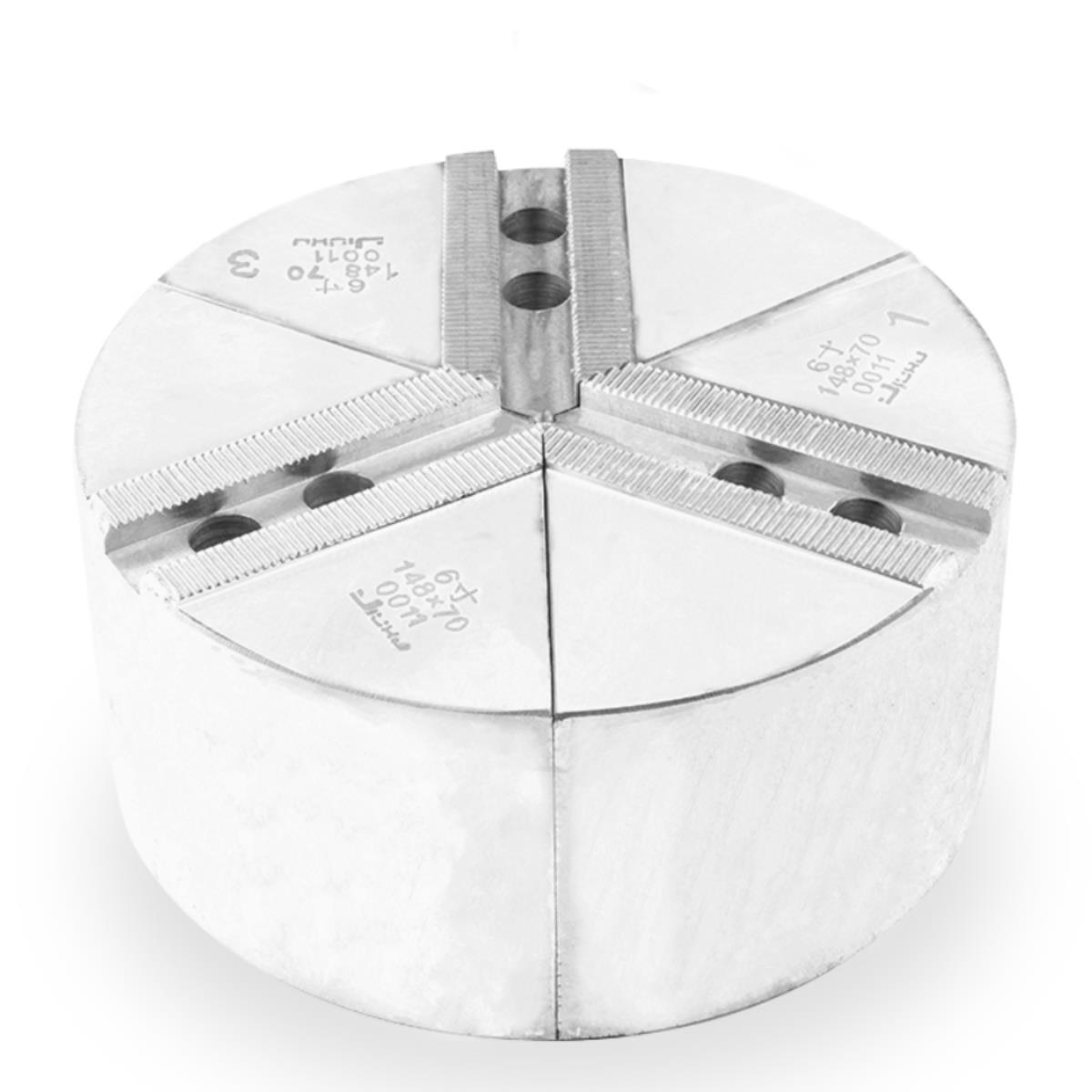 液压气动卡盘扇形爪铝爪非标全包软爪加高定做扇形三爪铝圆柱生爪