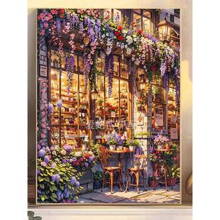 日式 DIY方形钻石全钻石钻石绘画钻石刺绣手工钻石十字绣与钻 风格