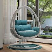 香港 包邮 吊篮椅室内秋千阳台双人藤编摇摇椅鸟巢吊椅庭院户外休闲