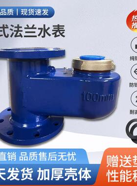 立式垂直竖装法兰国标水表DN50DN65DN80DN100 2寸3寸4寸