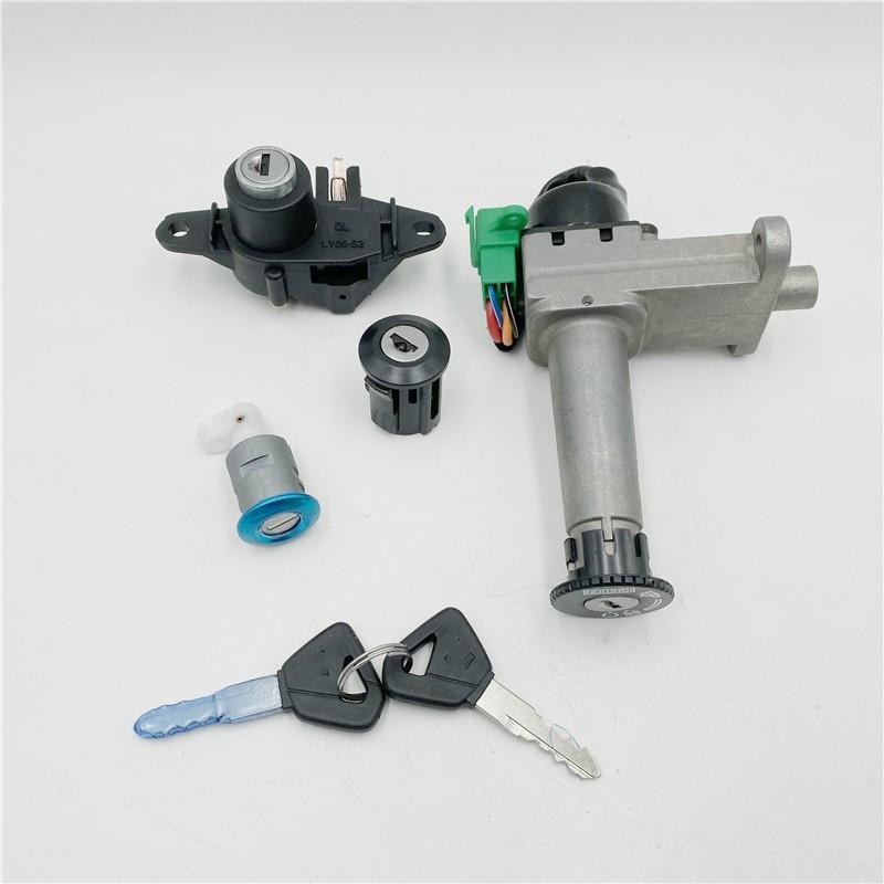 适用新悦星摩托全车锁宇钻E套锁HJ125T-10H/23/25电门锁VF125锁具