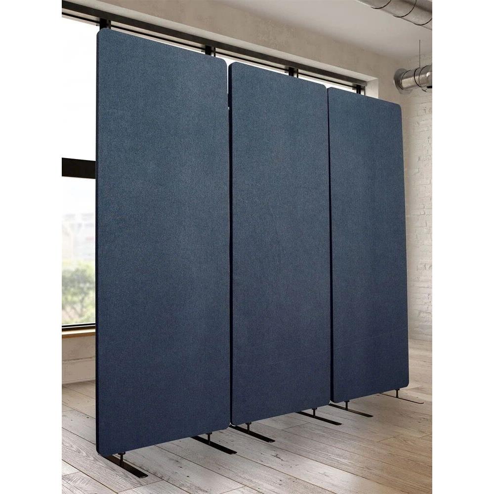 聚酯纤维隔音隔断屏风办公室可移动分割神器可扩展隐私屏幕模块化