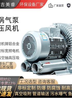 RB-210-A11高压旋涡式气泵400w罐体气体粉末循环搅拌220v漩涡风机