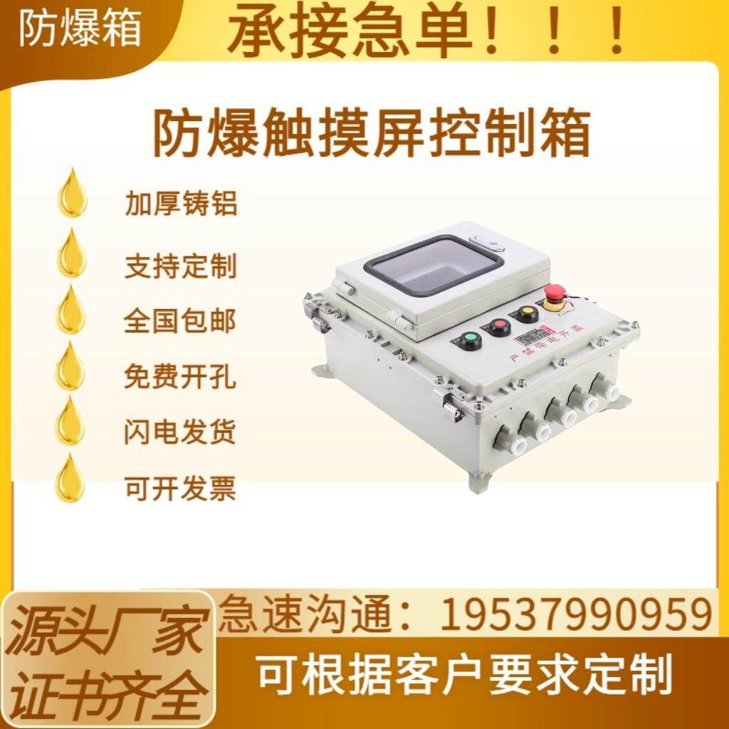 防爆控制箱7/10寸显示屏防爆温控仪表箱小门触控屏幕防爆接线 线