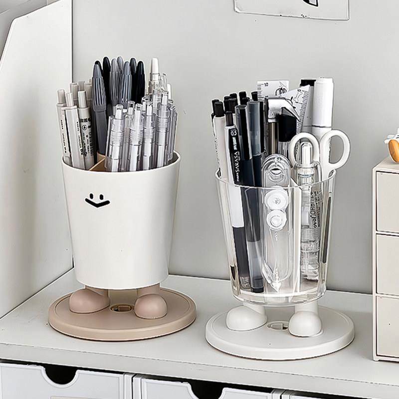 旋转笔筒收纳盒大容量学生桌面儿童书桌置物架办公室分格创意笔桶,文具电教/文化用品/商务用品,笔筒,淘宝优惠券,粉丝福利购,淘宝优惠卷