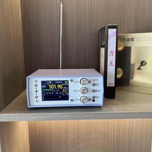 高灵敏度桌面TEF6686收音机 数字FM/AM收音机 内置锂电内置AM天线