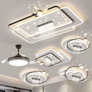 客厅灯全光谱吸顶灯现代简约大气卧室灯led超亮中山全屋灯具新款