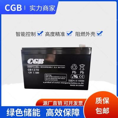西奥电梯救援装置蓄电池松闸电源CGB武汉长光CB12v4ah5ah7ah电瓶