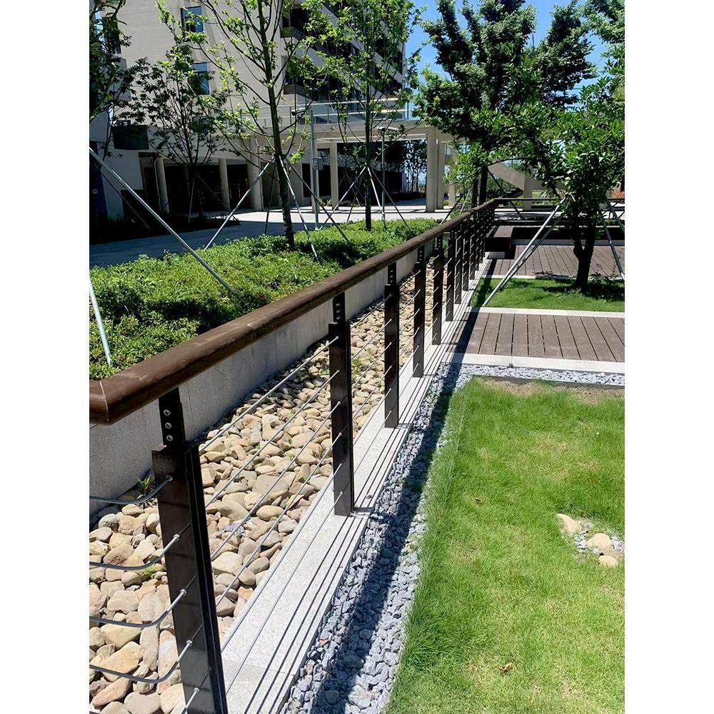 不锈钢柱绳护栏公园木托盘河隔离护栏木扶手钢丝绳护栏,五金/工具,护栏/隔离栏,淘宝优惠券,粉丝福利购,淘宝优惠卷