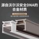 德裕窗帘轨道重型杆铝合金直轨滑轨顶装 侧装 侧挂静音单双导轨滑道