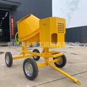 出口柴砂油搅拌机350l黄50L移动式 小OML罐水泥浆混0凝土滚筒搅拌