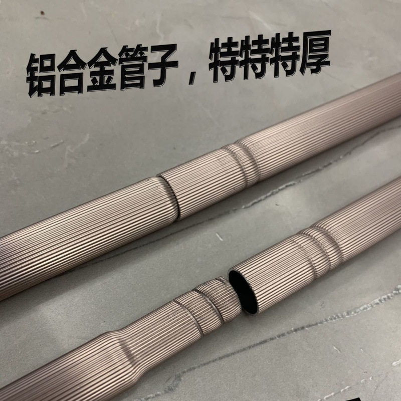 M全铝合金蚊帐支架杆子家用落地式坚固耐用不锈钢支架金属三通L