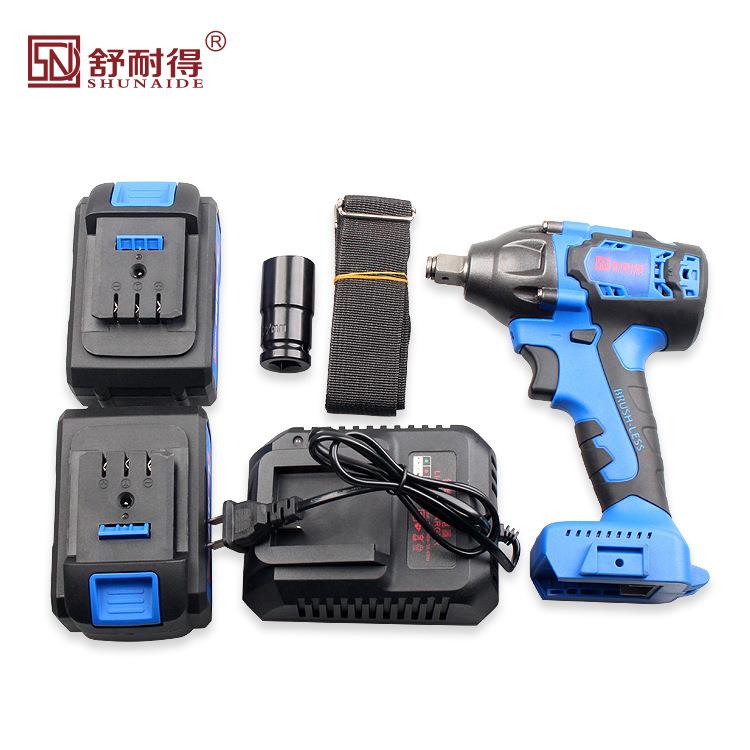 舒耐得电动无扳手BDB18大扭力击扳手P架子工刷锂WWG冲电风炮无刷