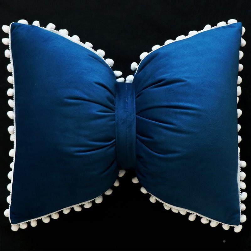 9JO可爱蝶结抱靠枕卧室枕无品牌/靠客厅沙发枕抱枕办公室汽车腰蝴