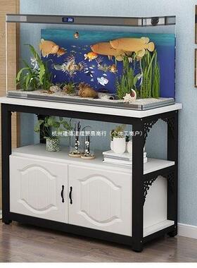 2款025新鱼缸UTO家用落地小型柜鱼缸架加厚水族箱底柜鱼缸柜支架