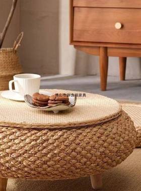 榻榻米地网红茶几飘窗小桌炕桌卧室用家简约子ZDB窗台矮桌藤编可